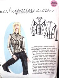 ARTFUL DODGER PHOEBE MANDARIN INSET JACKET HOTPATTERNS 38-46 BCD